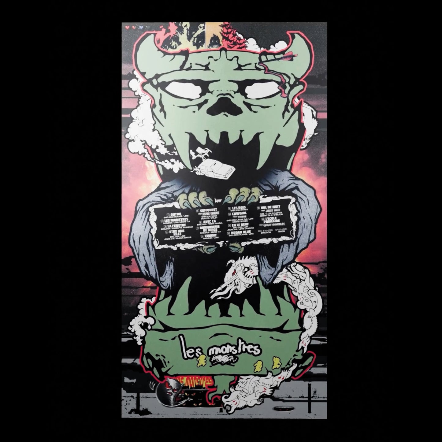 Double vinyle "Les Monstres"